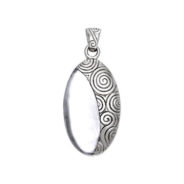 Celtic Elegant Danu Silver Pendant TPD1231 - Jewelry